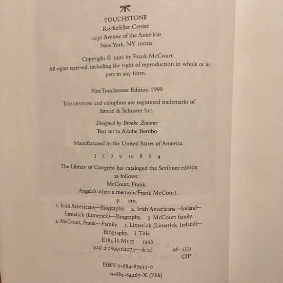 Angel’s Ashes by Frank McCourt - Picture 6 of 7